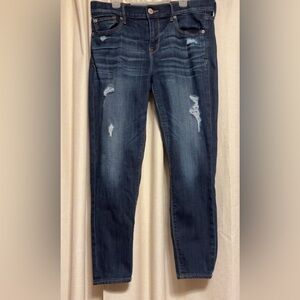 Express Legging Jeans in Dark Blue Denim